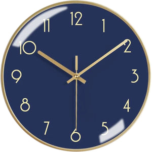 Horloge Murale Bleue