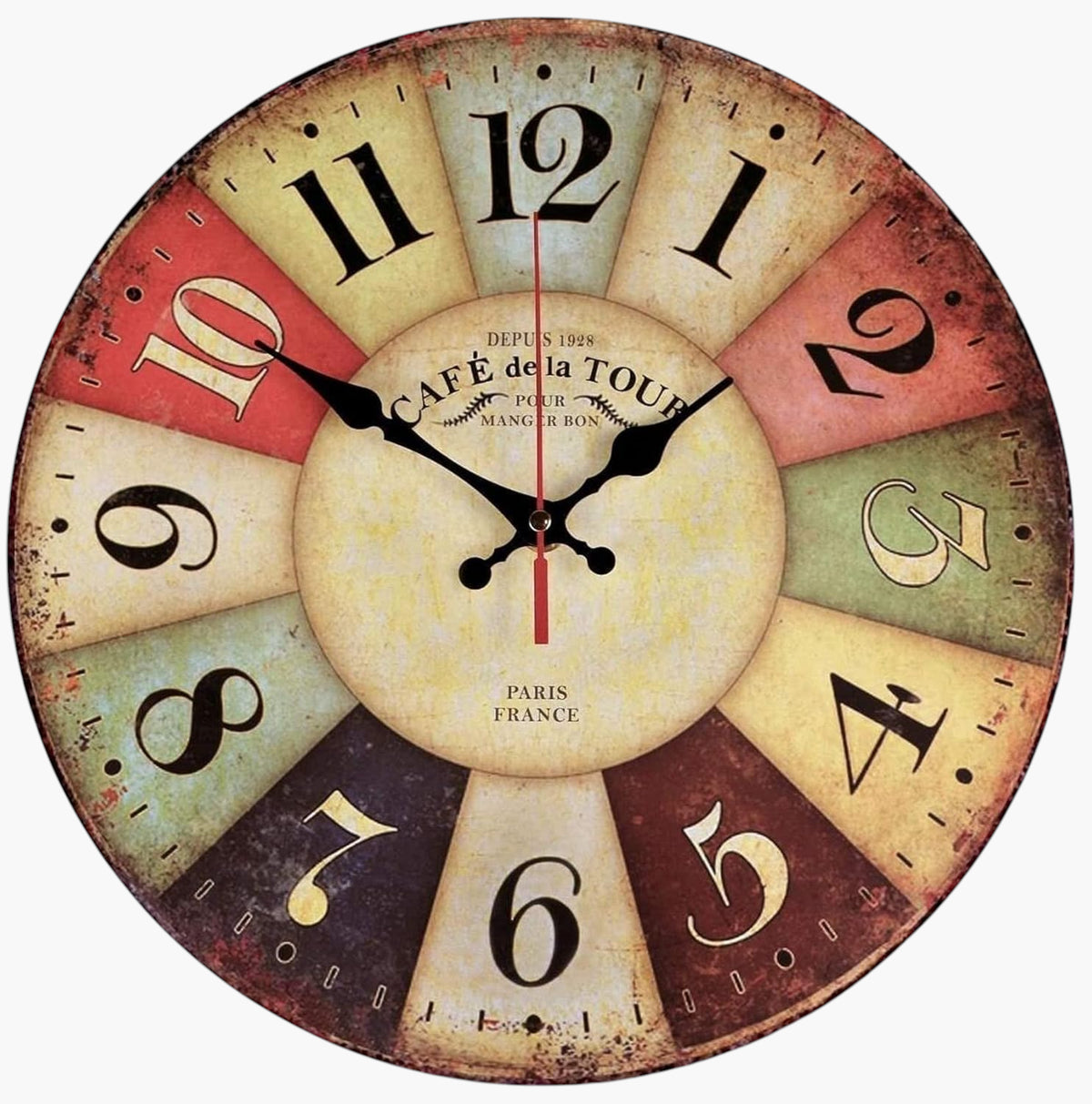 Ancienne horloge murale 30 cm