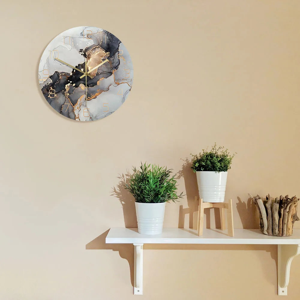 Horloge lumineuse murale