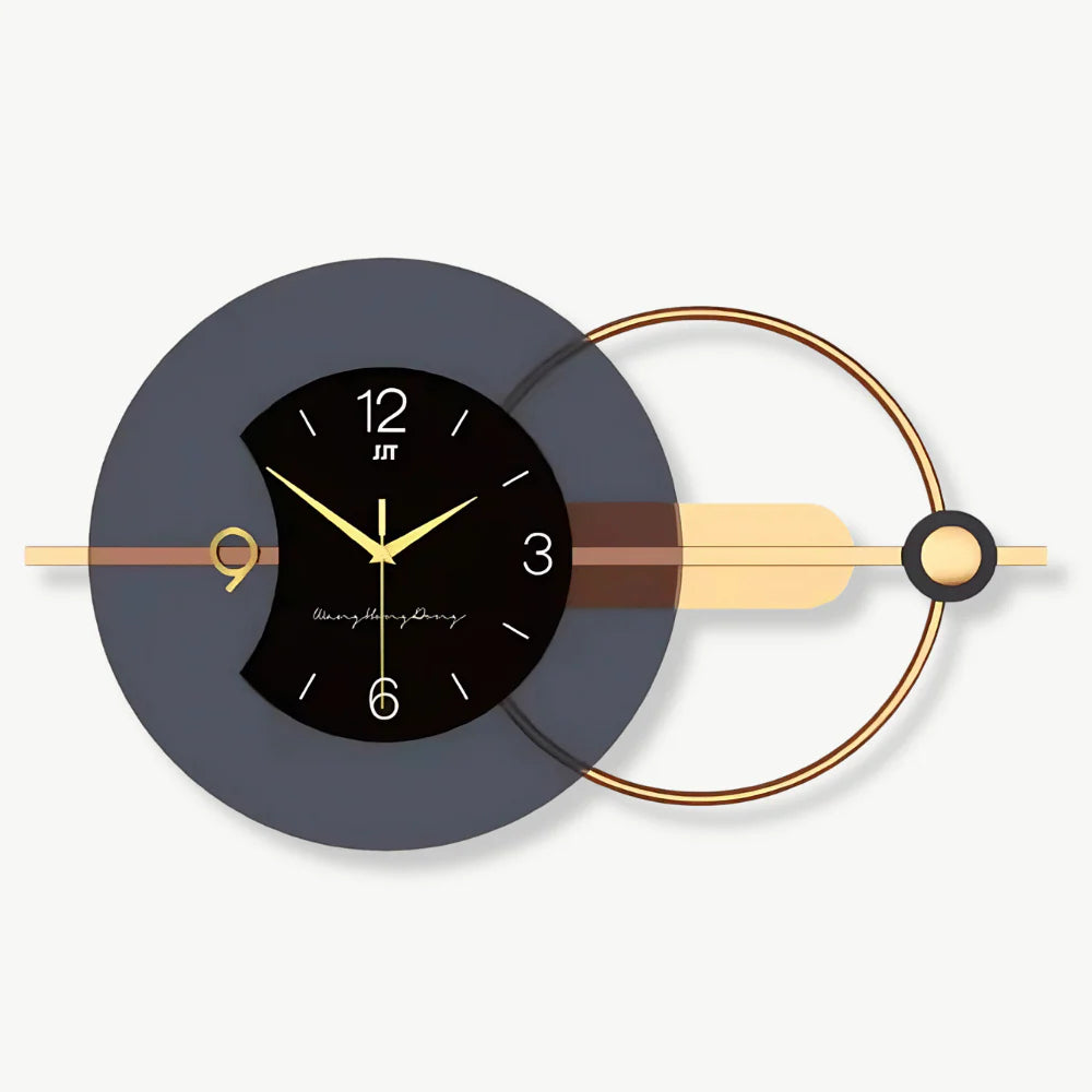 Grande horloge murale originale 80 x 40 cm