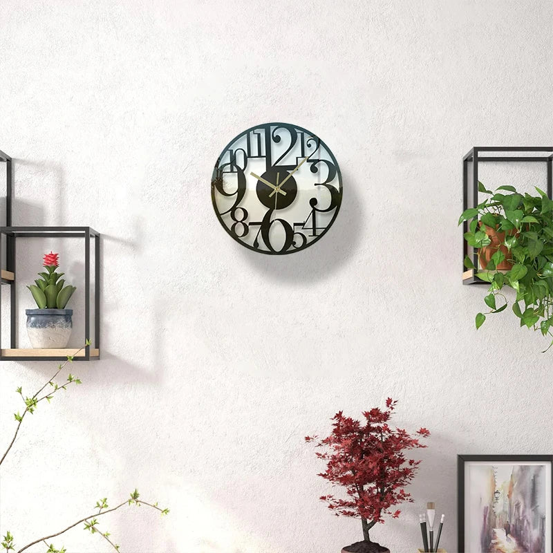 Horloge murale design silencieuse Image