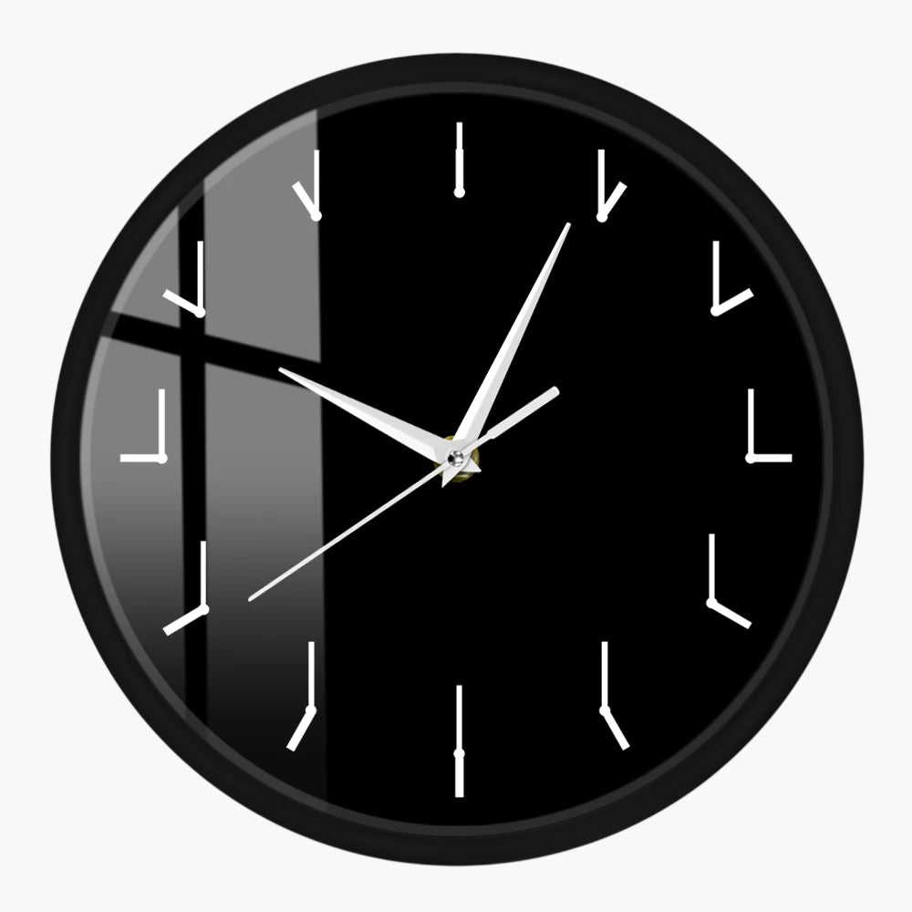 Horloge murale sans chiffre Avec Cadre 30 cm