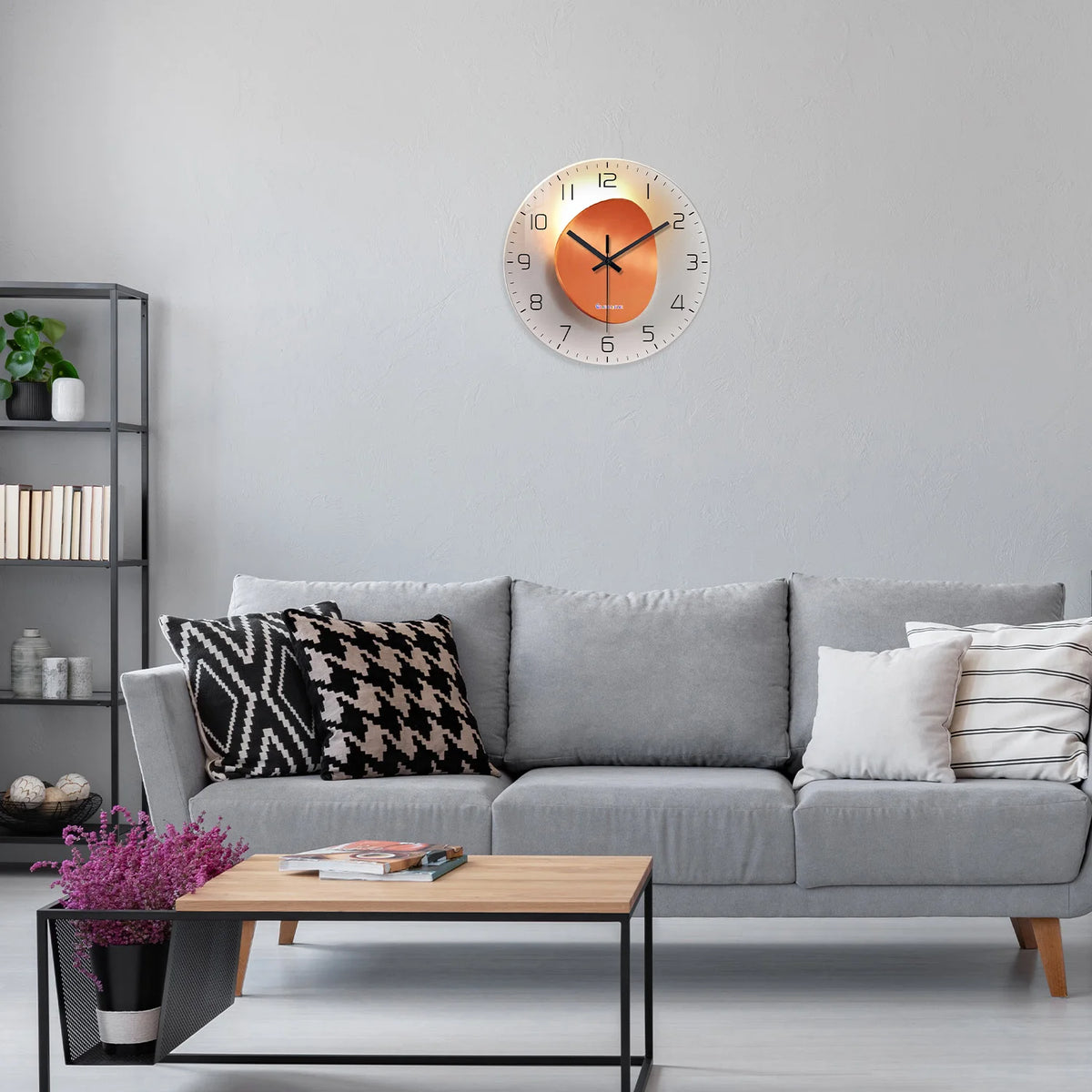 Horloge murale sans cadre