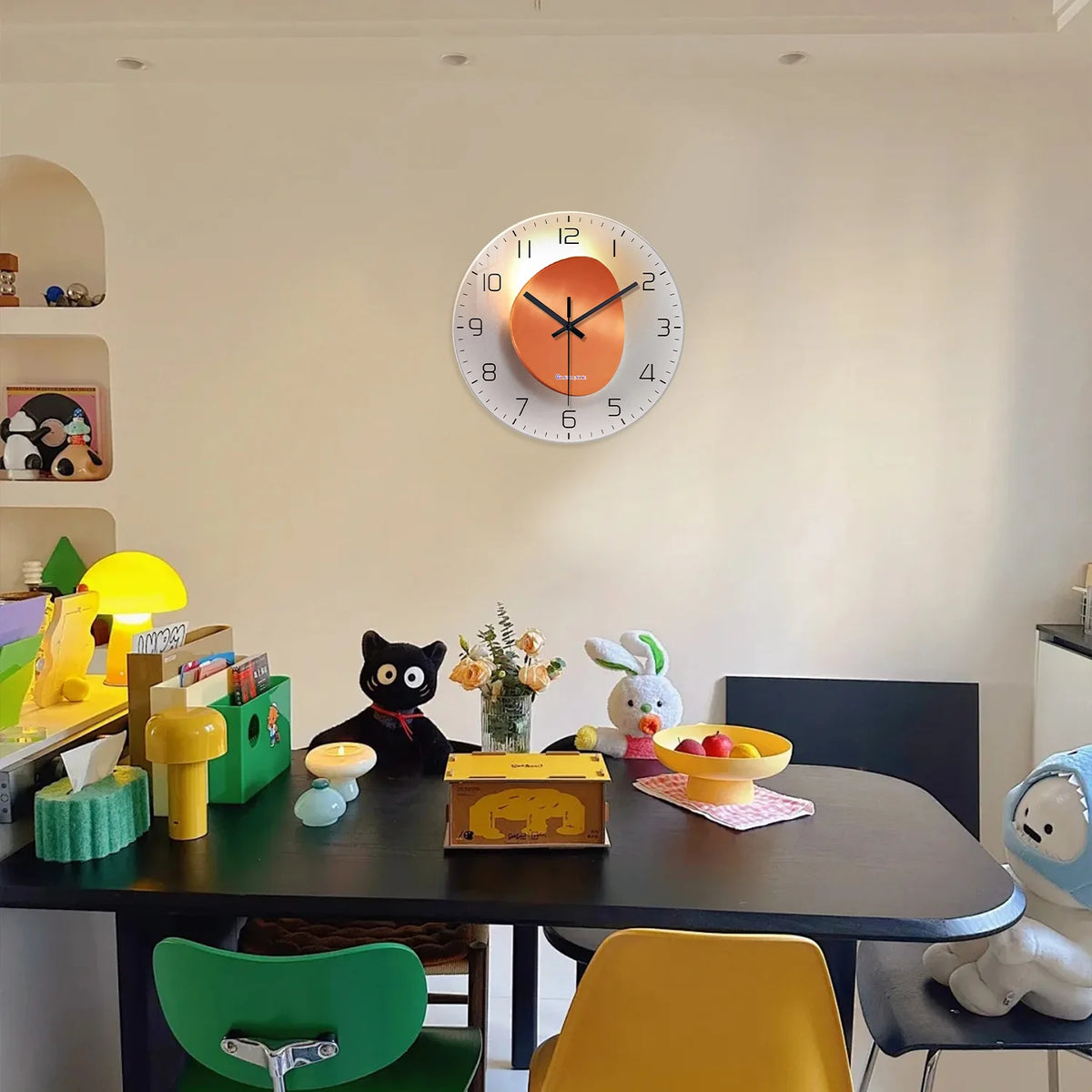 Horloge murale sans cadre