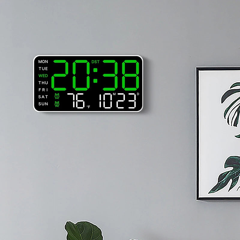 Horloge murale numérique led