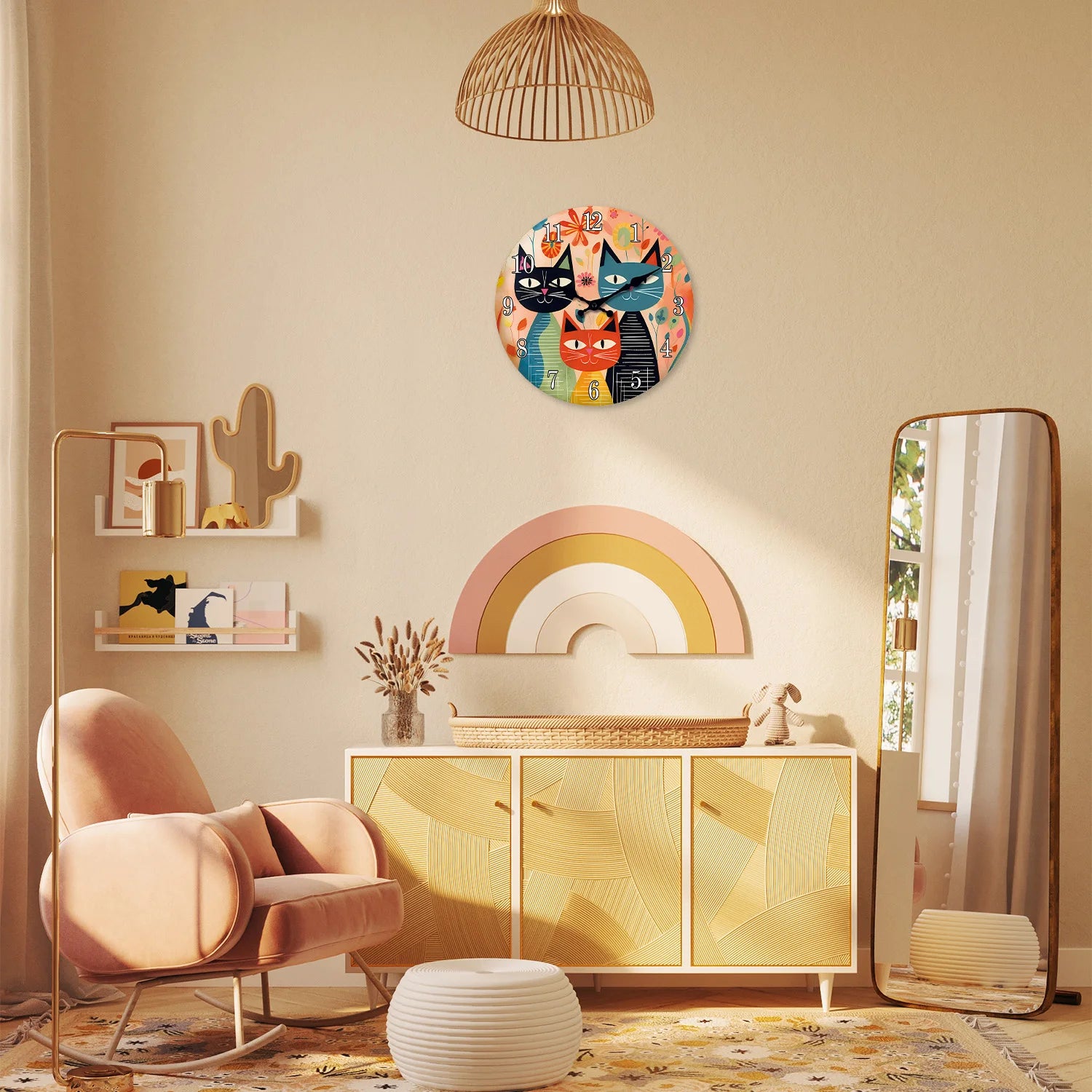 Horloge murale chat Image