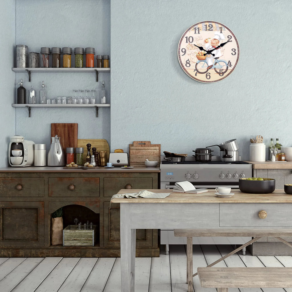 Horloge murale vélo