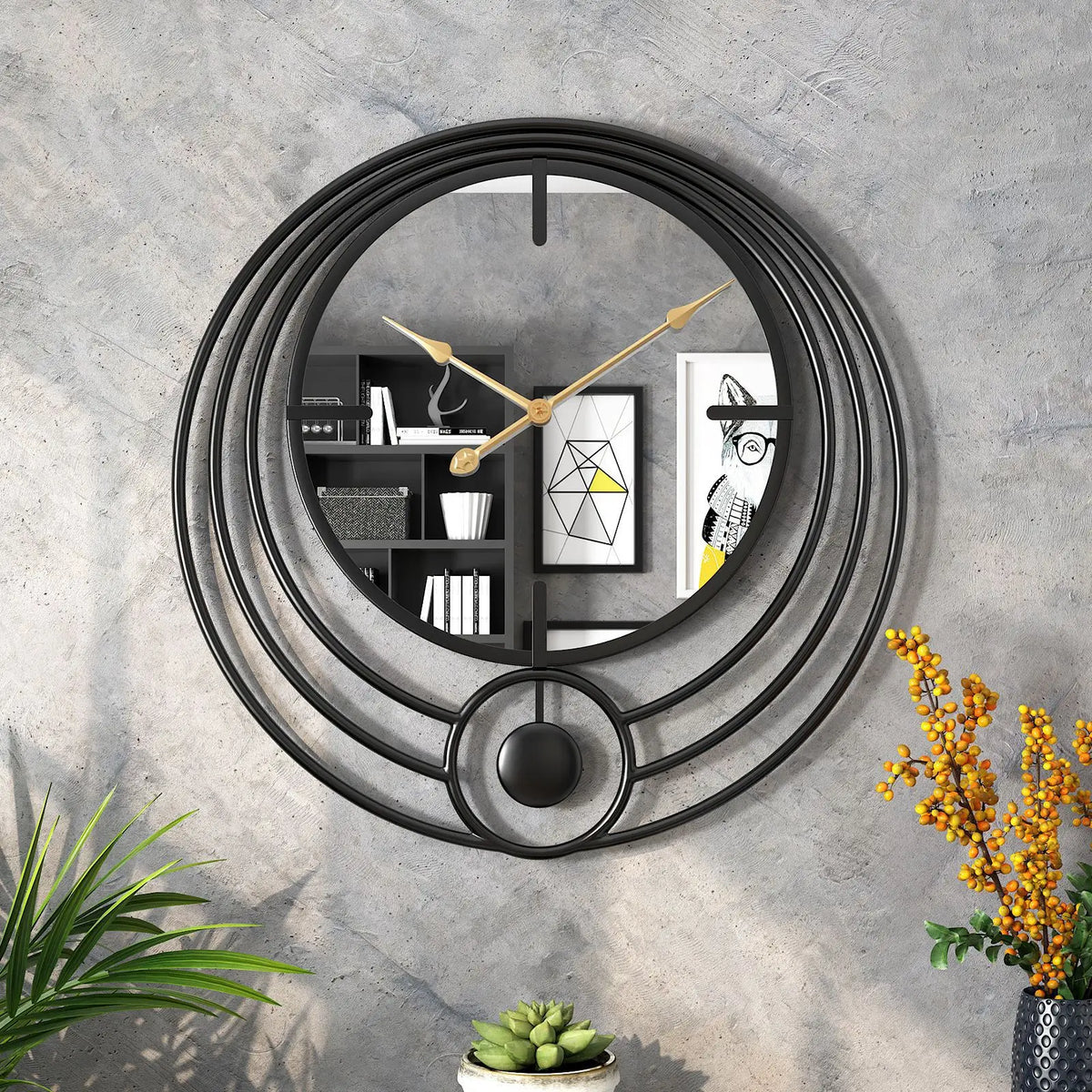 Horloge murale design 50 cm