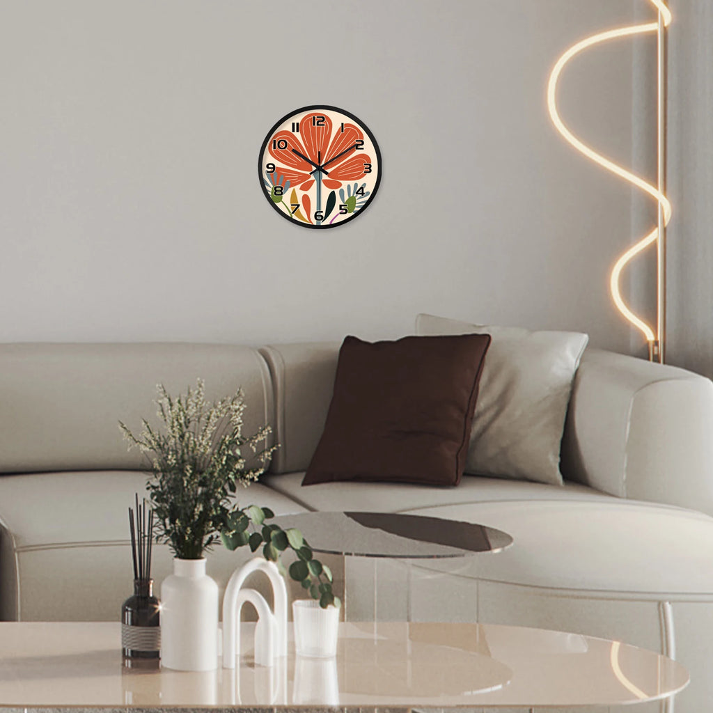 Horloge murale abstraite silencieuse 20cm