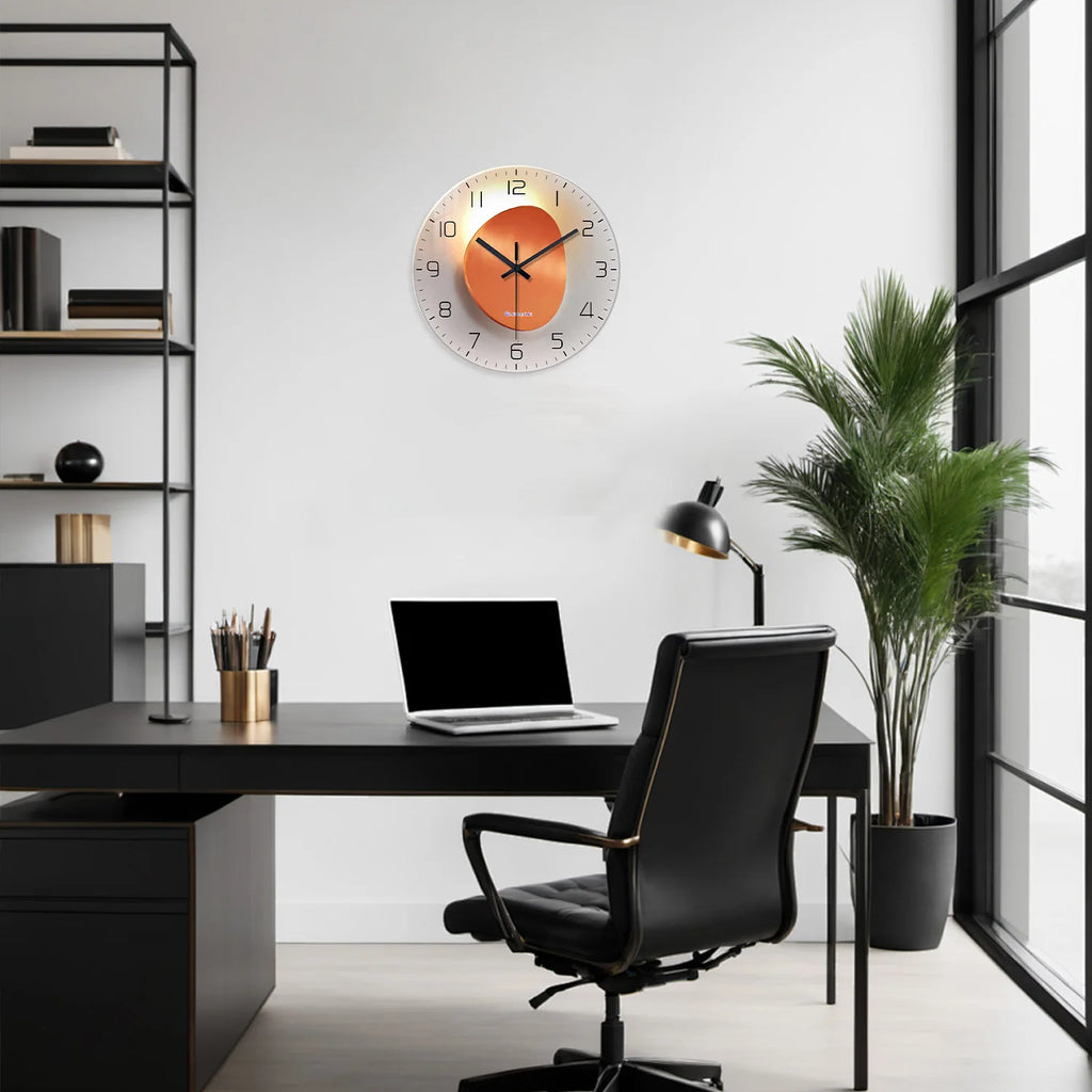 Horloge murale sans cadre