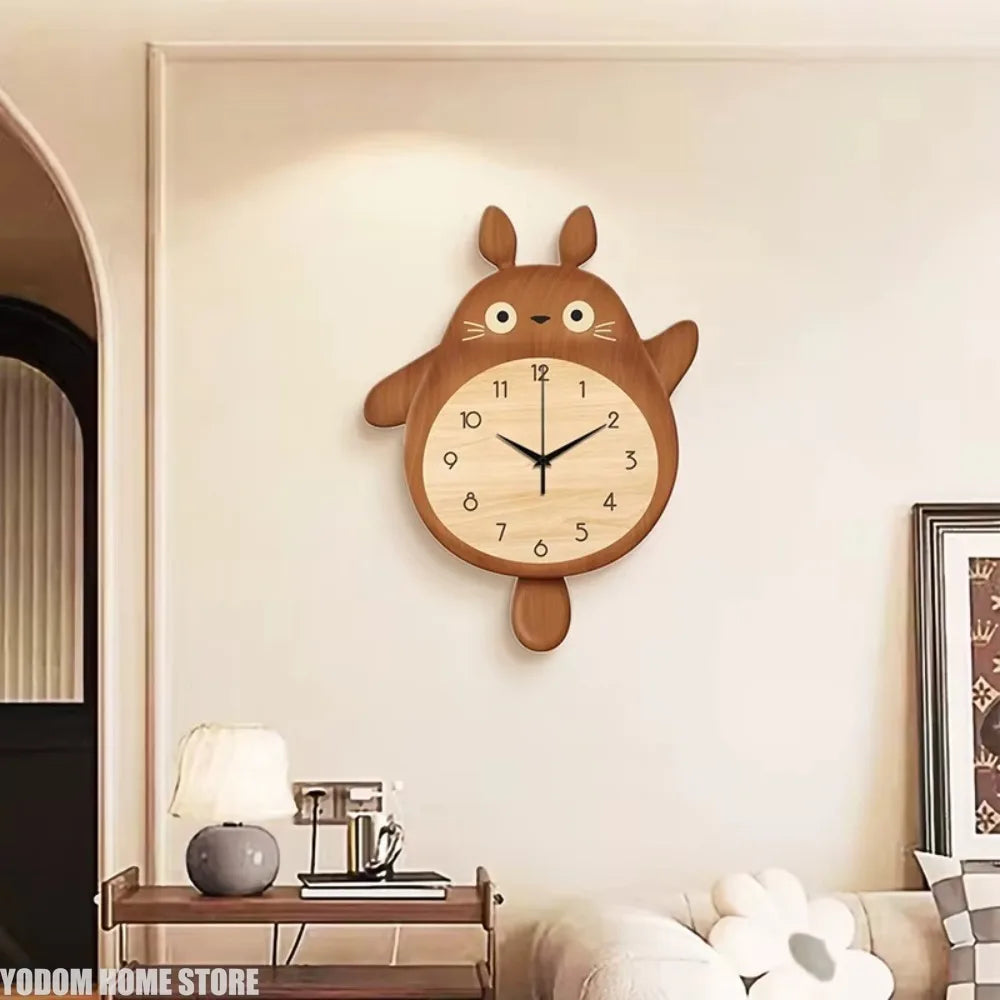 Horloge murale animaux