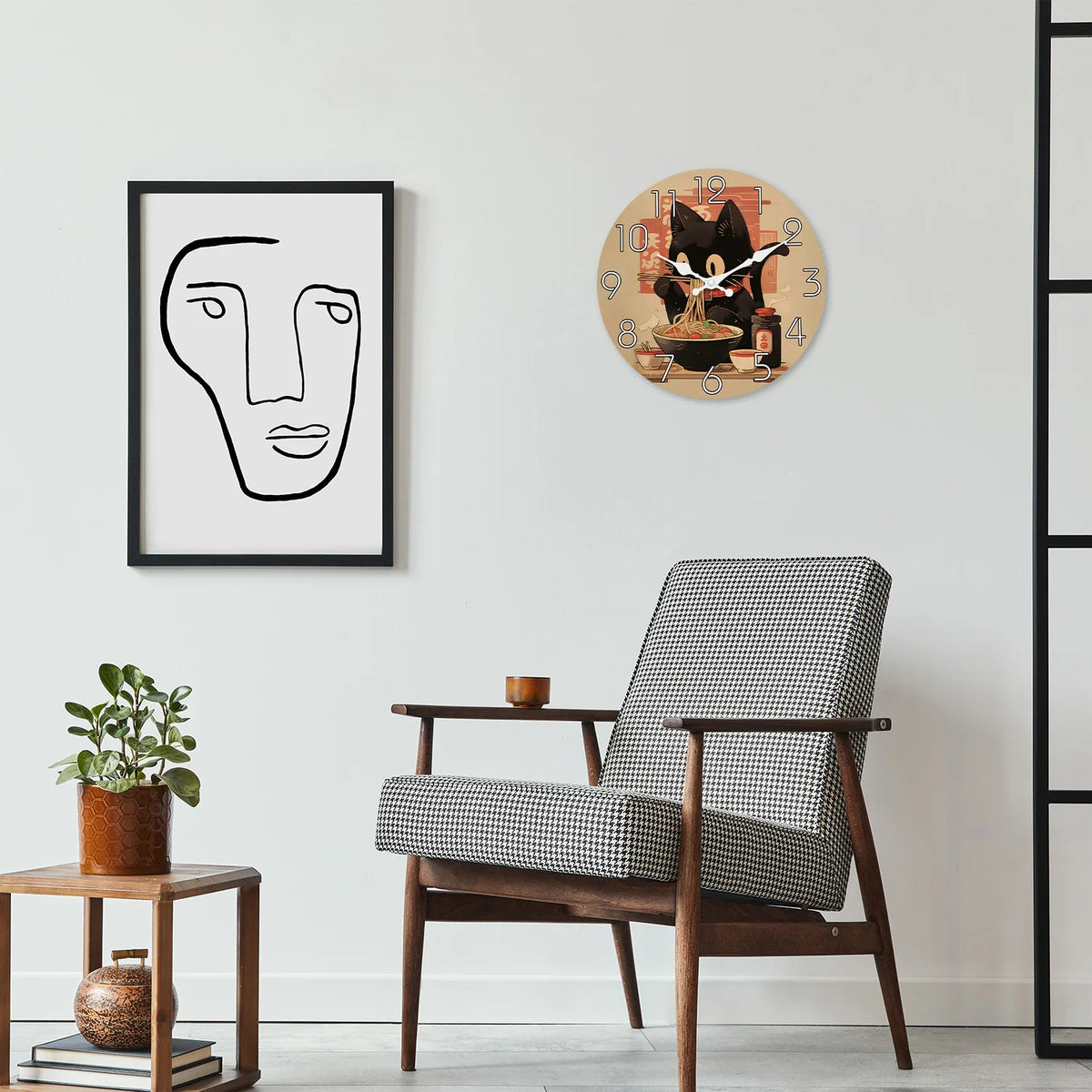 Horloge murale anime ramen