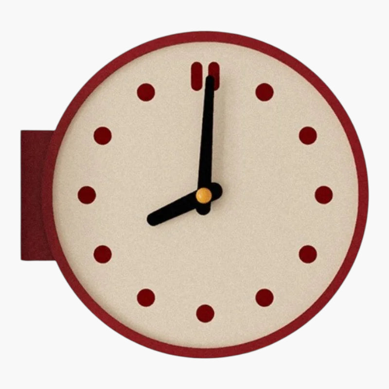 Horloge double face murale 25 cm