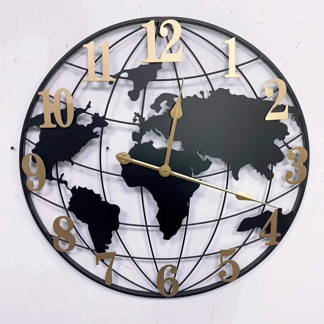 Horloge murale monde design