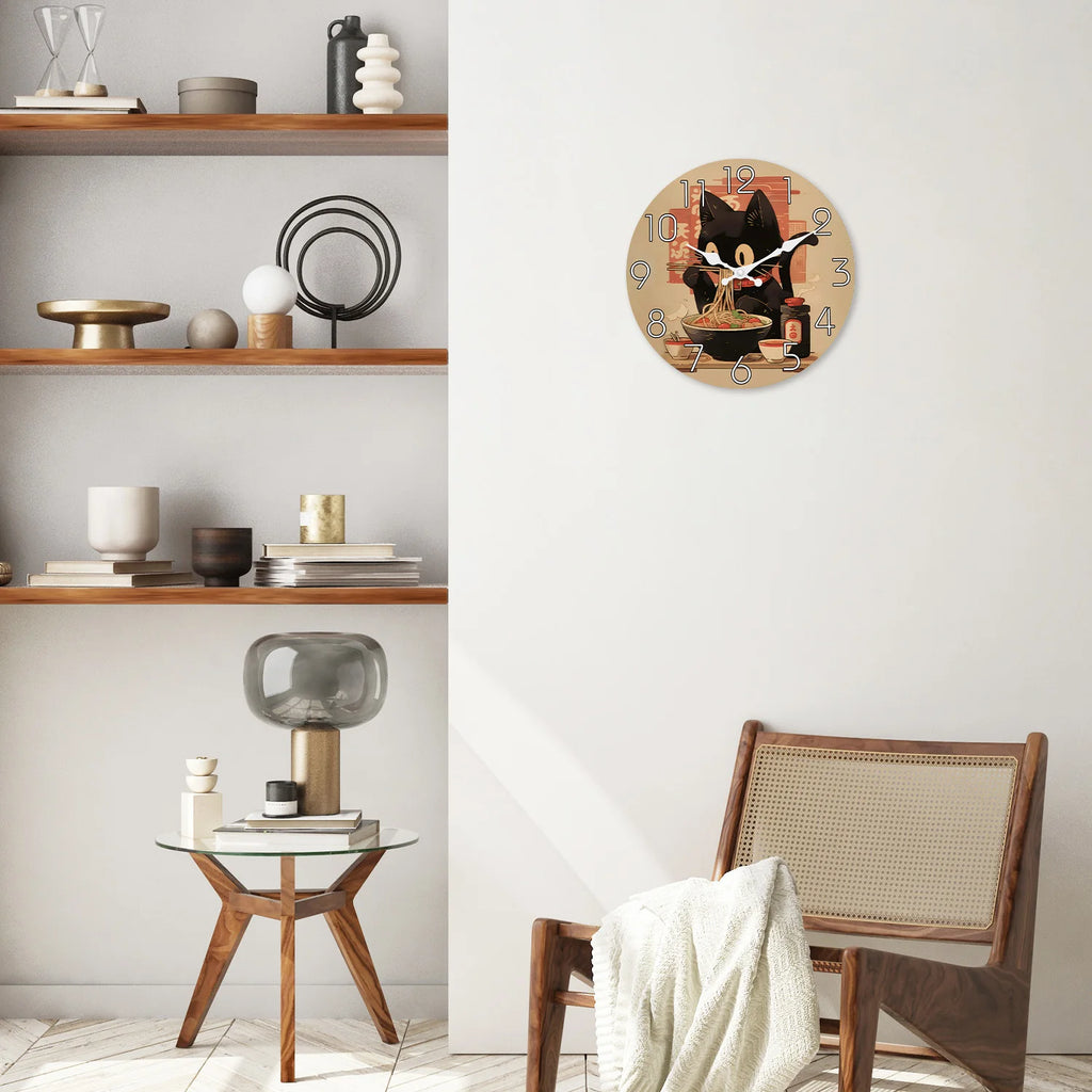 Horloge murale anime ramen