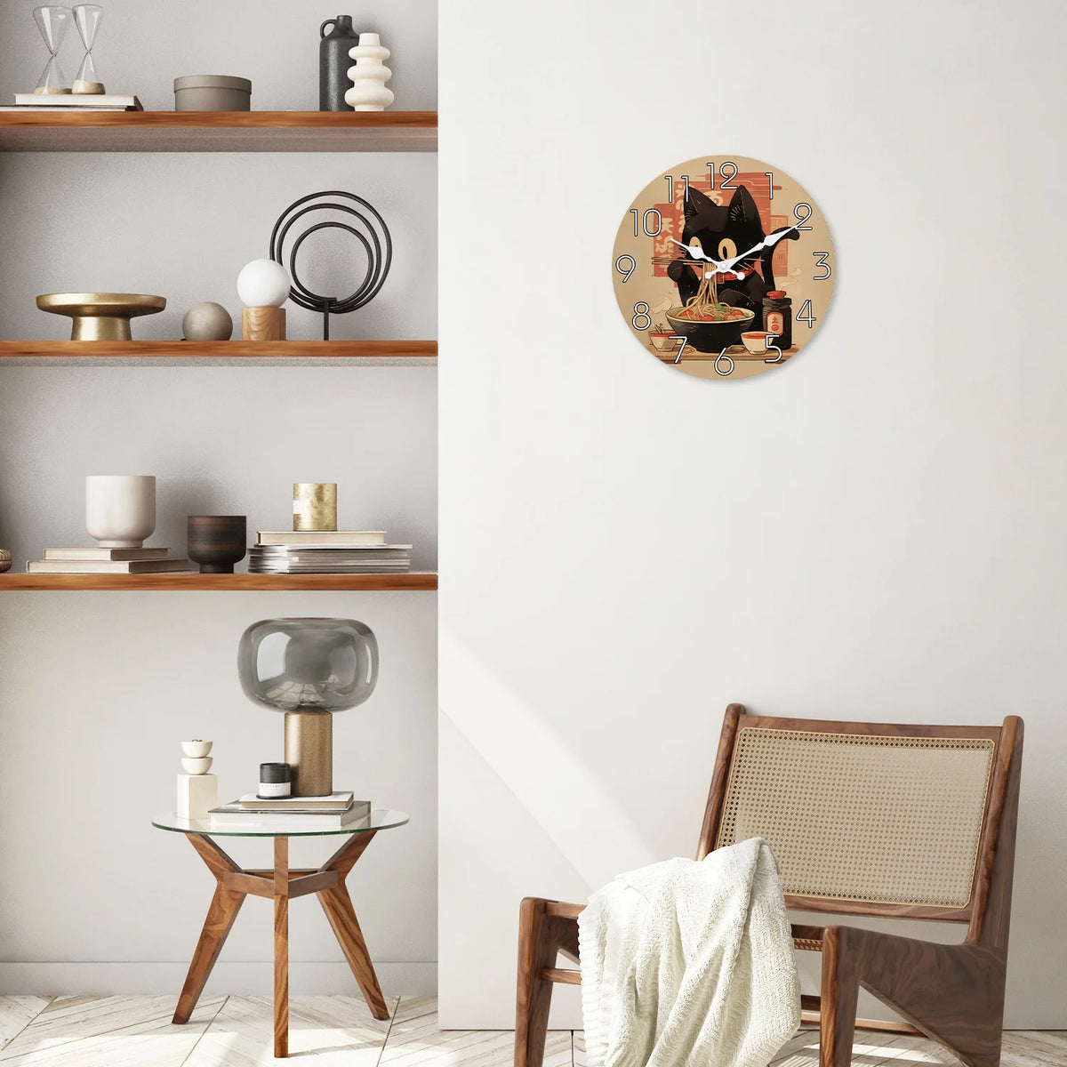 Horloge murale anime ramen