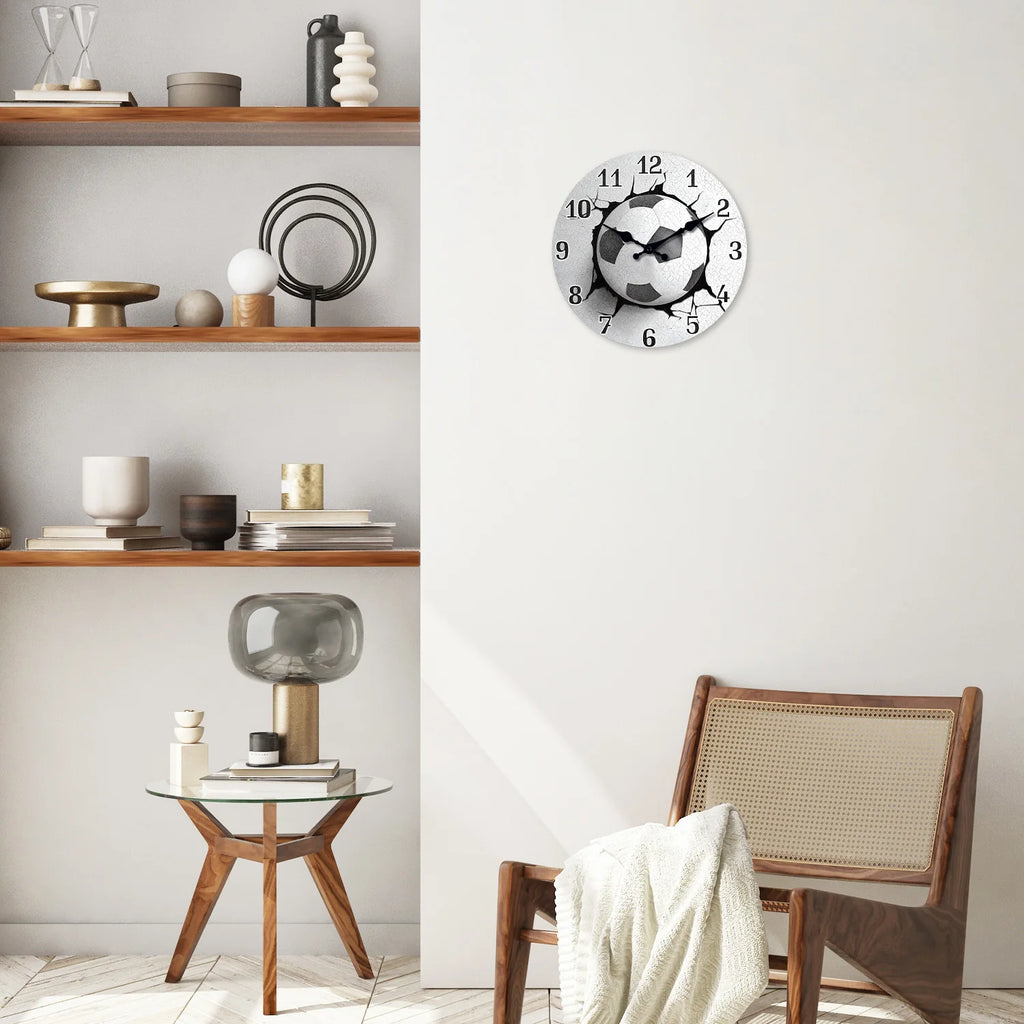 Horloge murale football