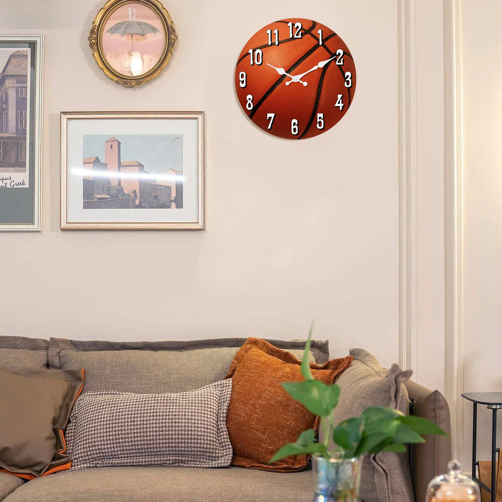 Horloge murale basketball