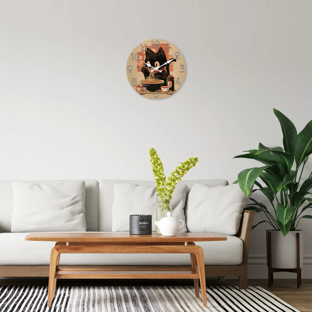 Horloge murale anime ramen