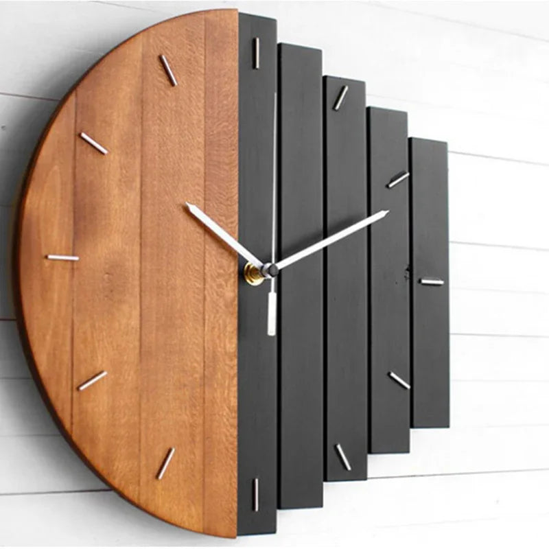 Horloge murale design industriel