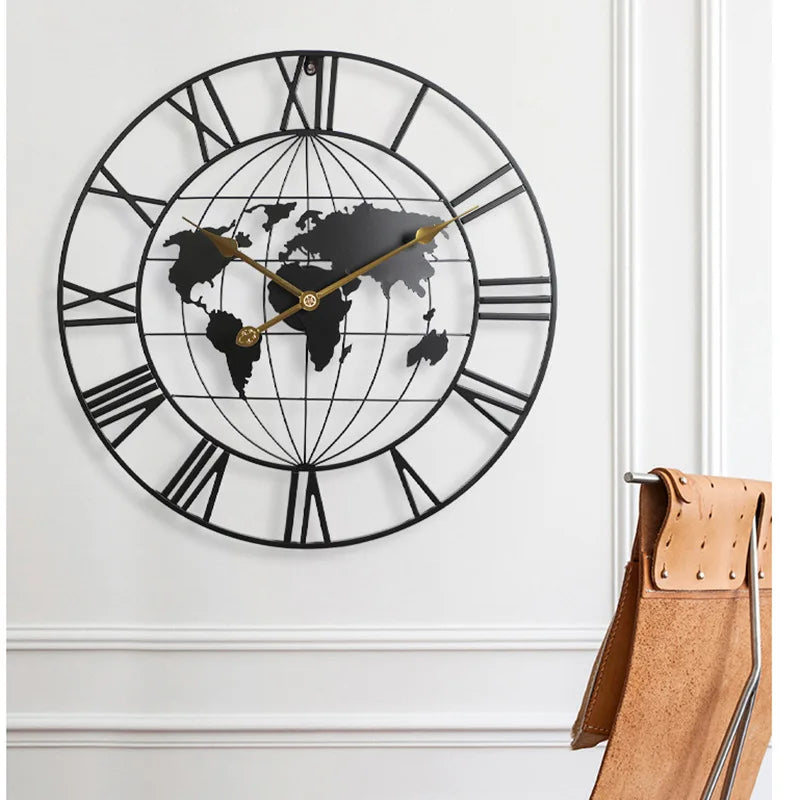 Horloge murale industrielle 60 cm