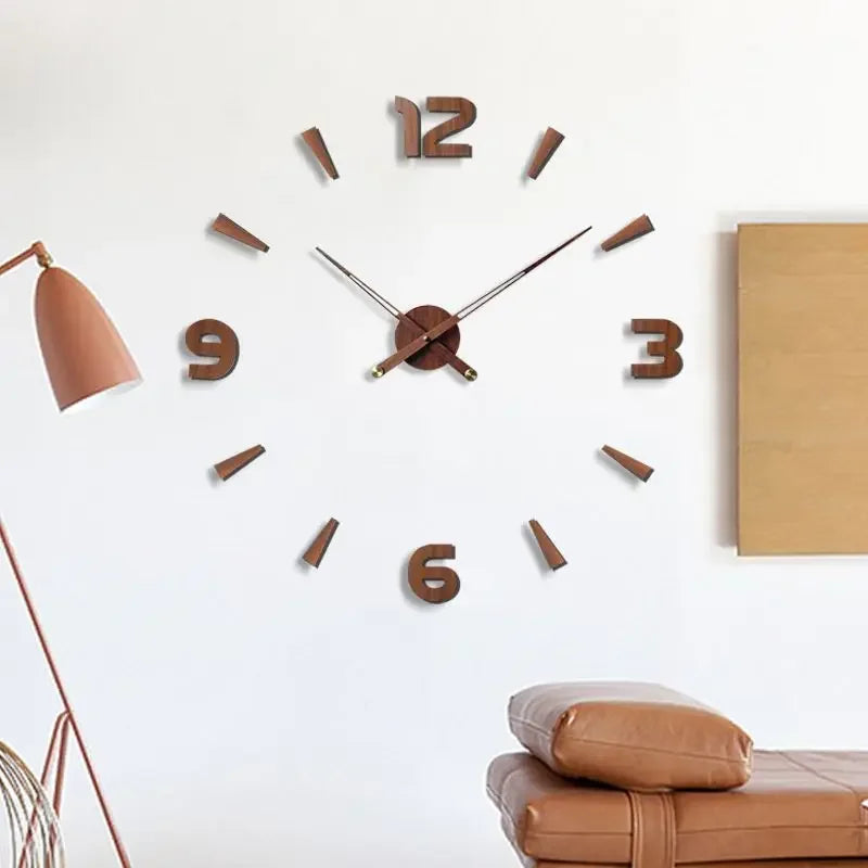 Horloge adhesive murale
