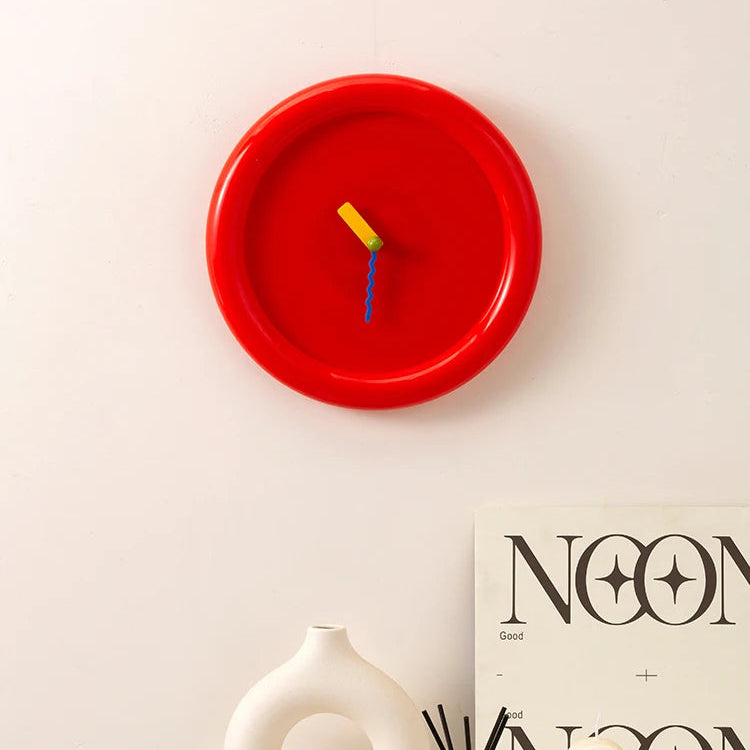 Horloge murale colorée 30 cm