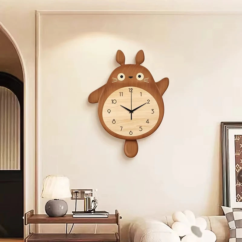 Horloge murale animaux