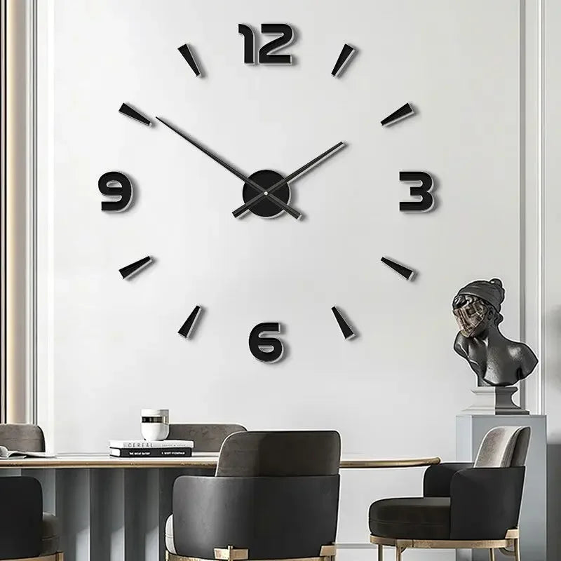 Horloge adhesive murale