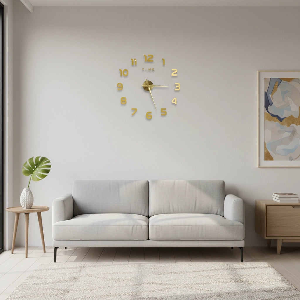 Grande horloge murale 3d Image