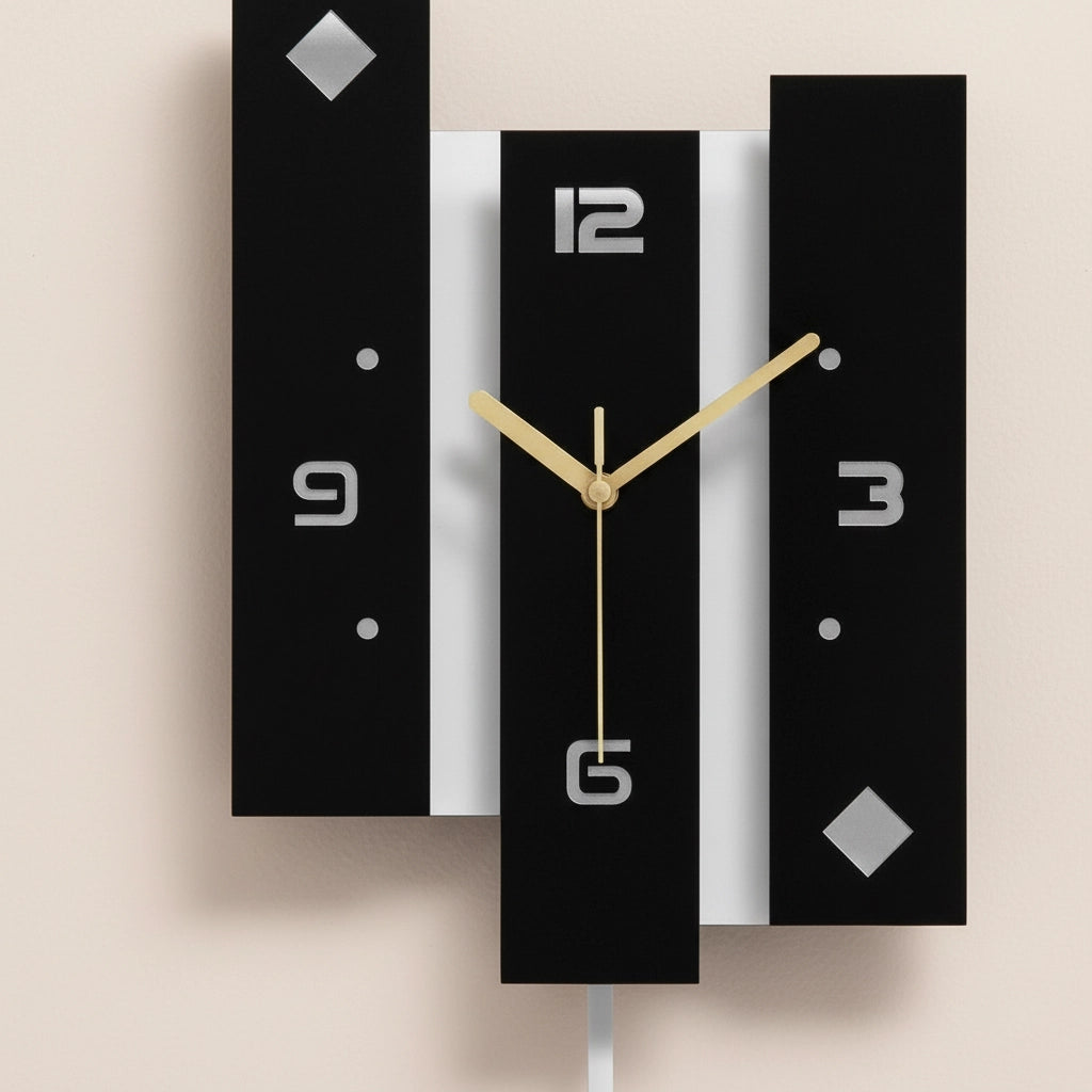 Grande horloge murale moderne