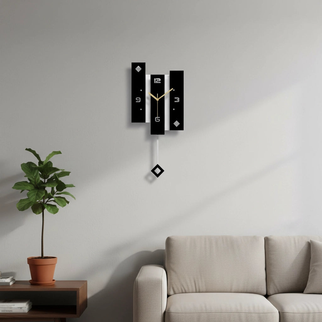 Grande horloge murale moderne