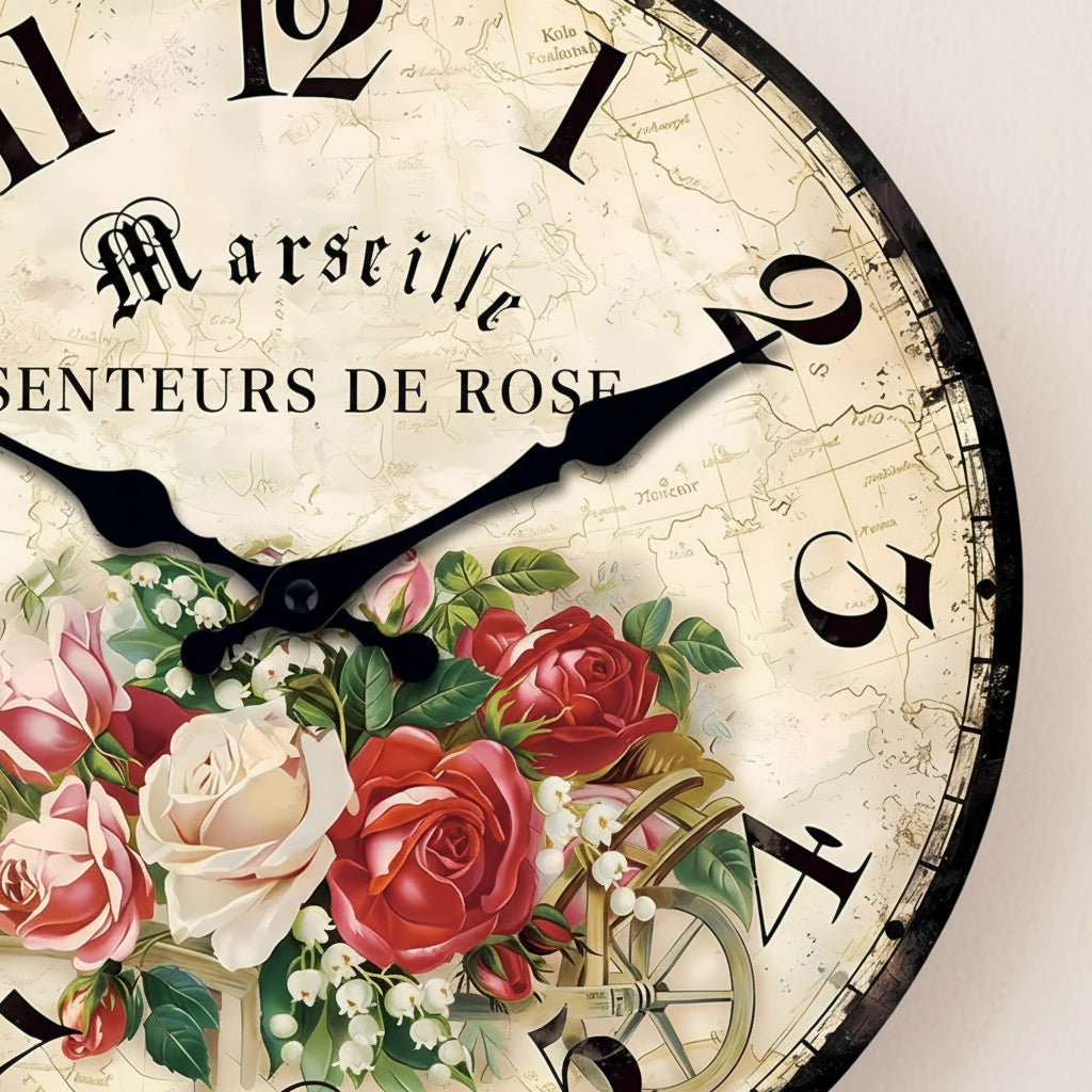 Grande horloge murale retro