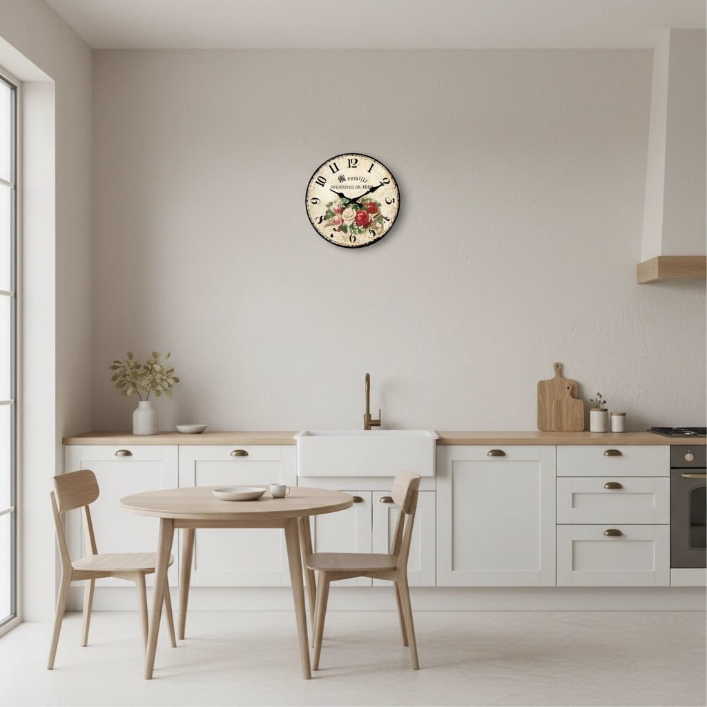 Grande horloge murale retro