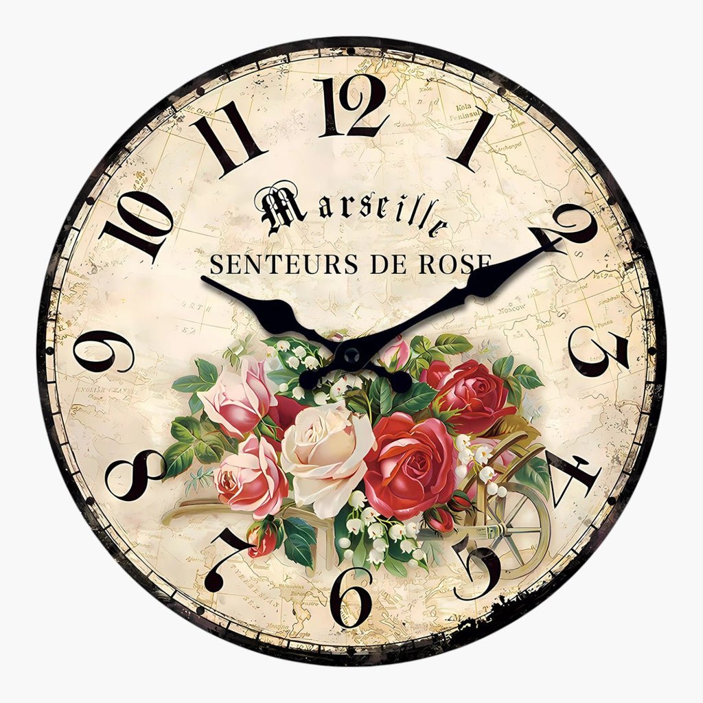 Grande horloge murale retro