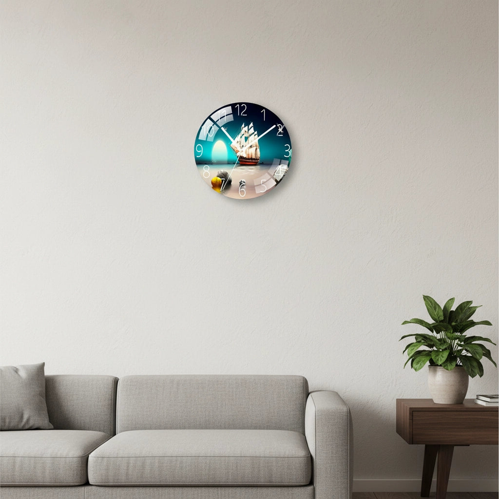 Horloge marine murale Image