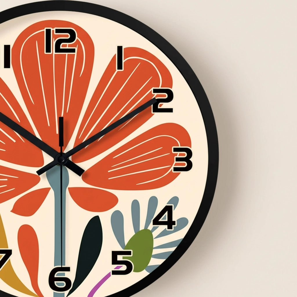 Horloge murale abstraite silencieuse 20cm