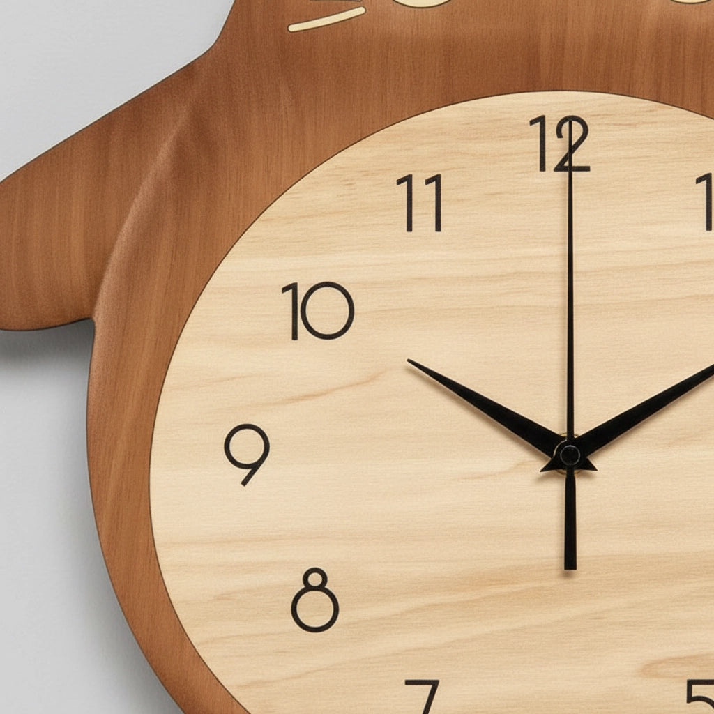 Horloge murale animaux