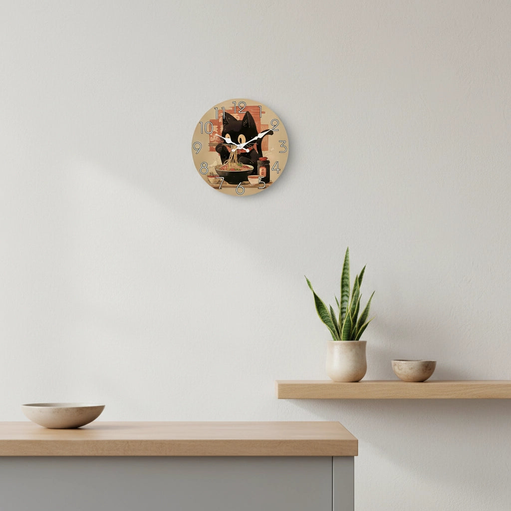 Horloge murale anime ramen