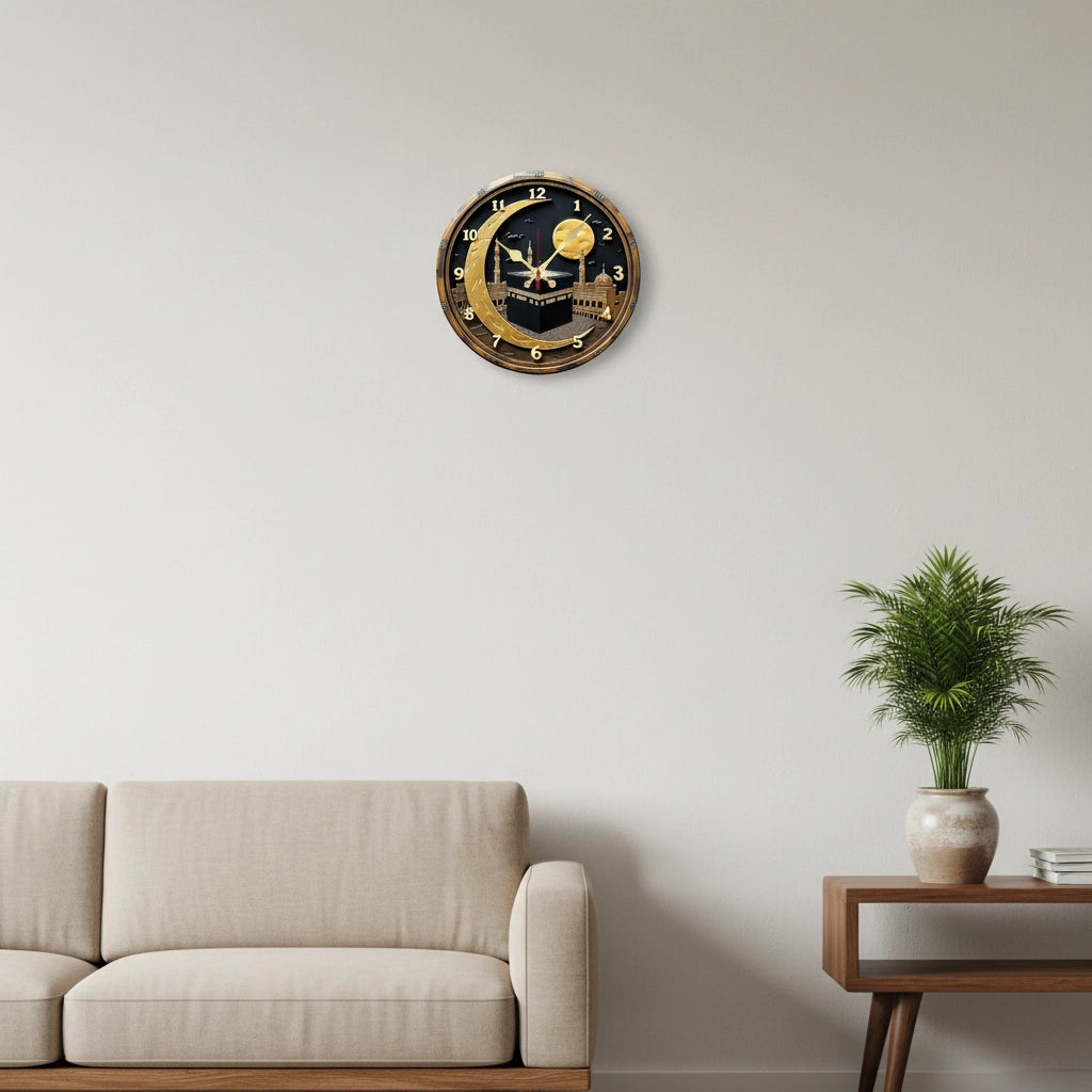 Horloge murale arabe