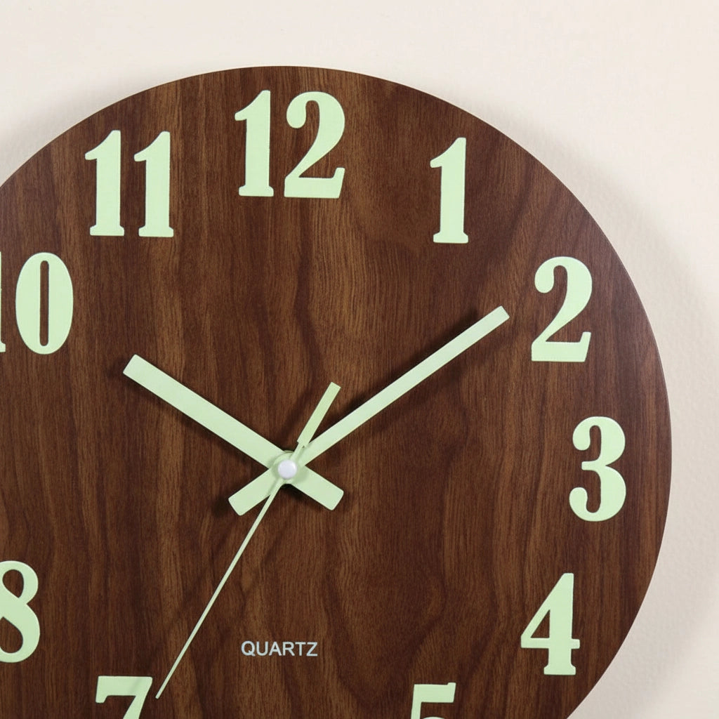 Horloge murale bois scandinave