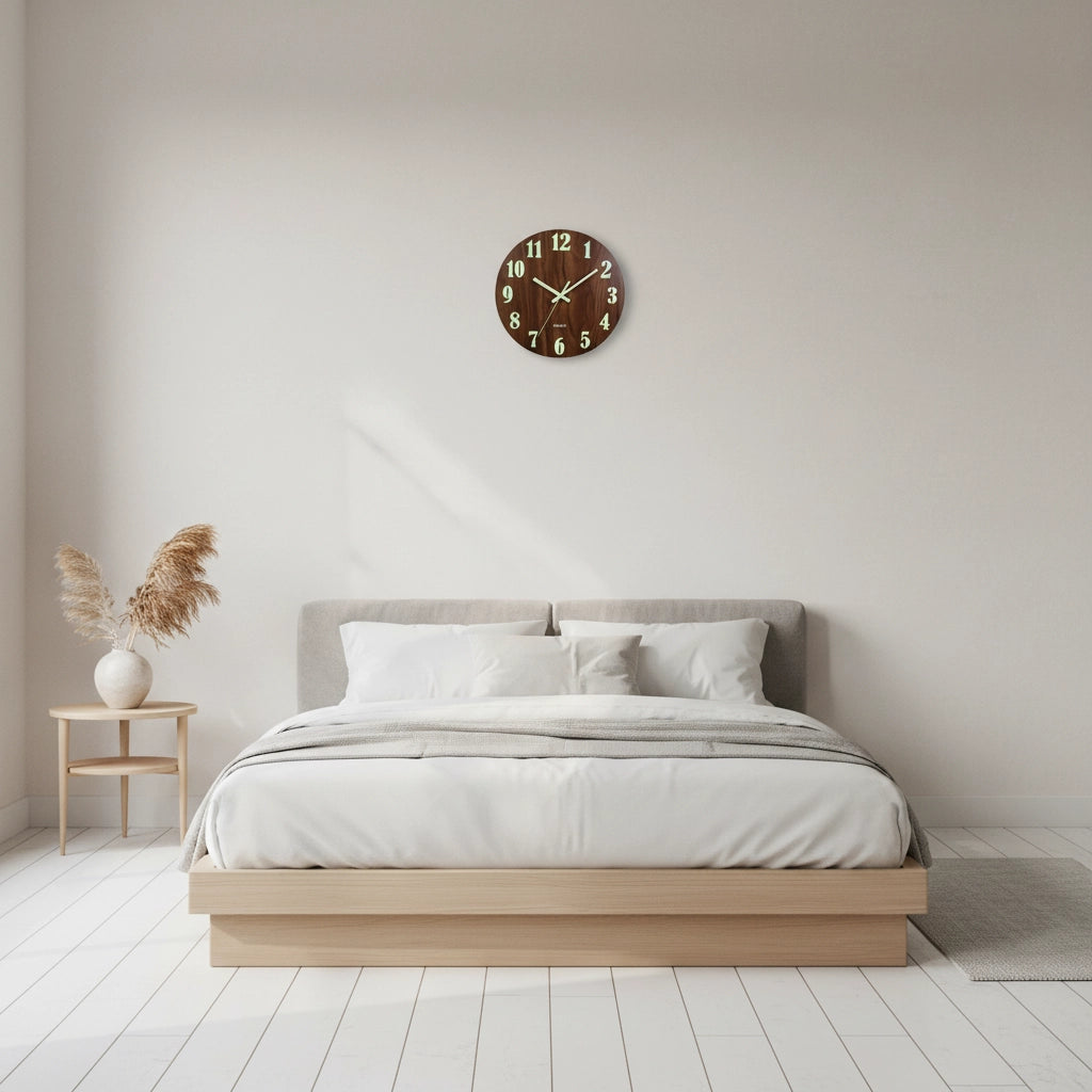 Horloge murale bois scandinave