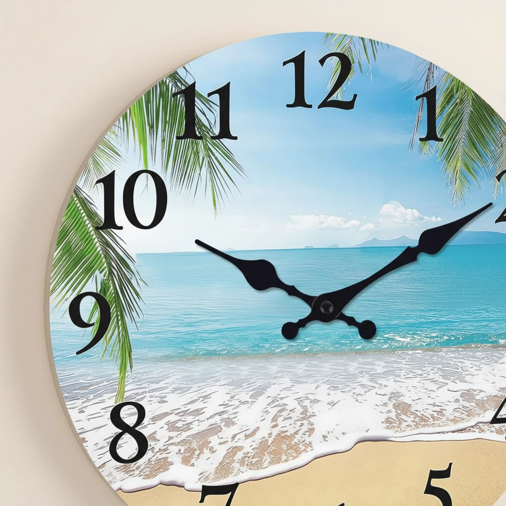 Horloge murale bord de mer