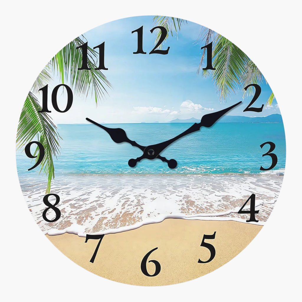 Horloge murale bord de mer