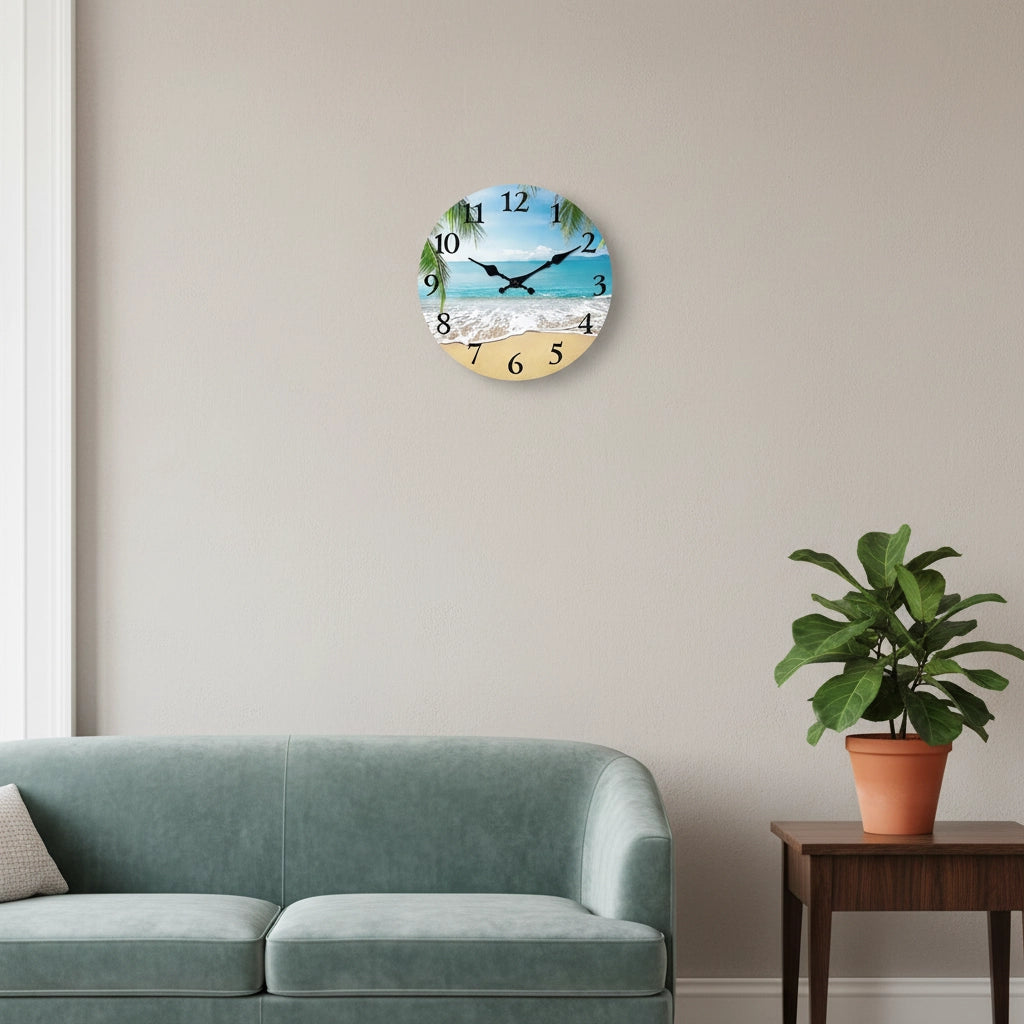 Horloge murale bord de mer