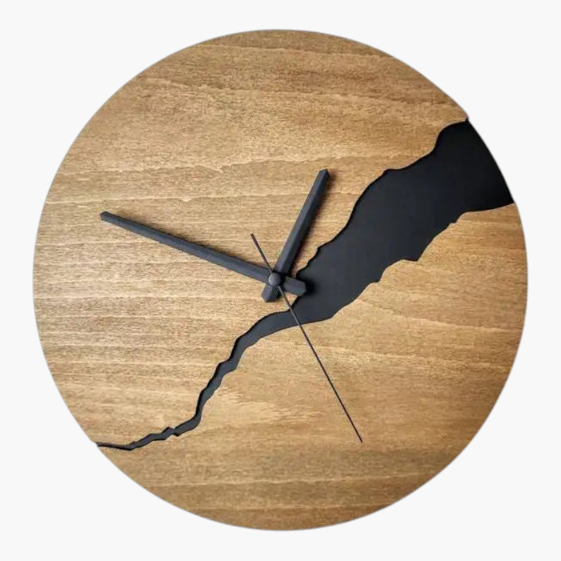 Horloge murale chêne A 30 cm