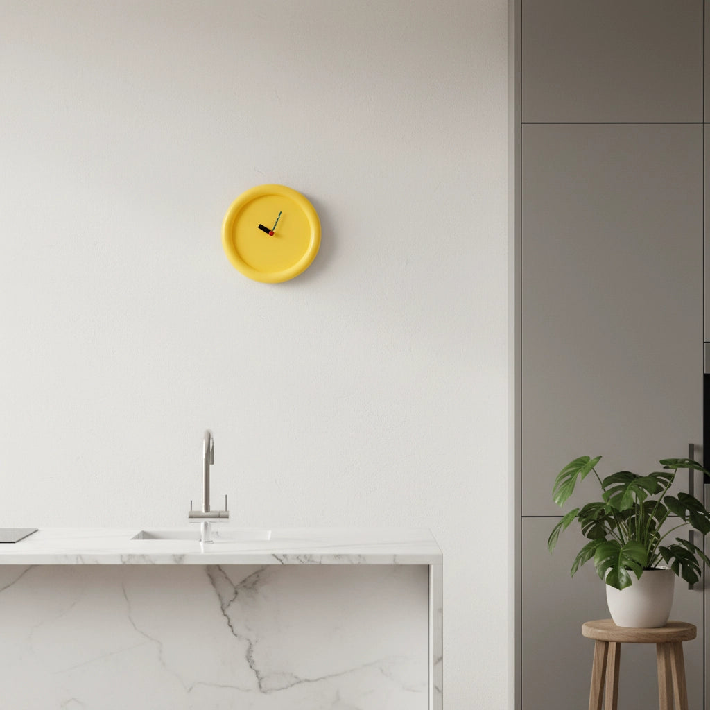 Horloge murale colorée 30 cm