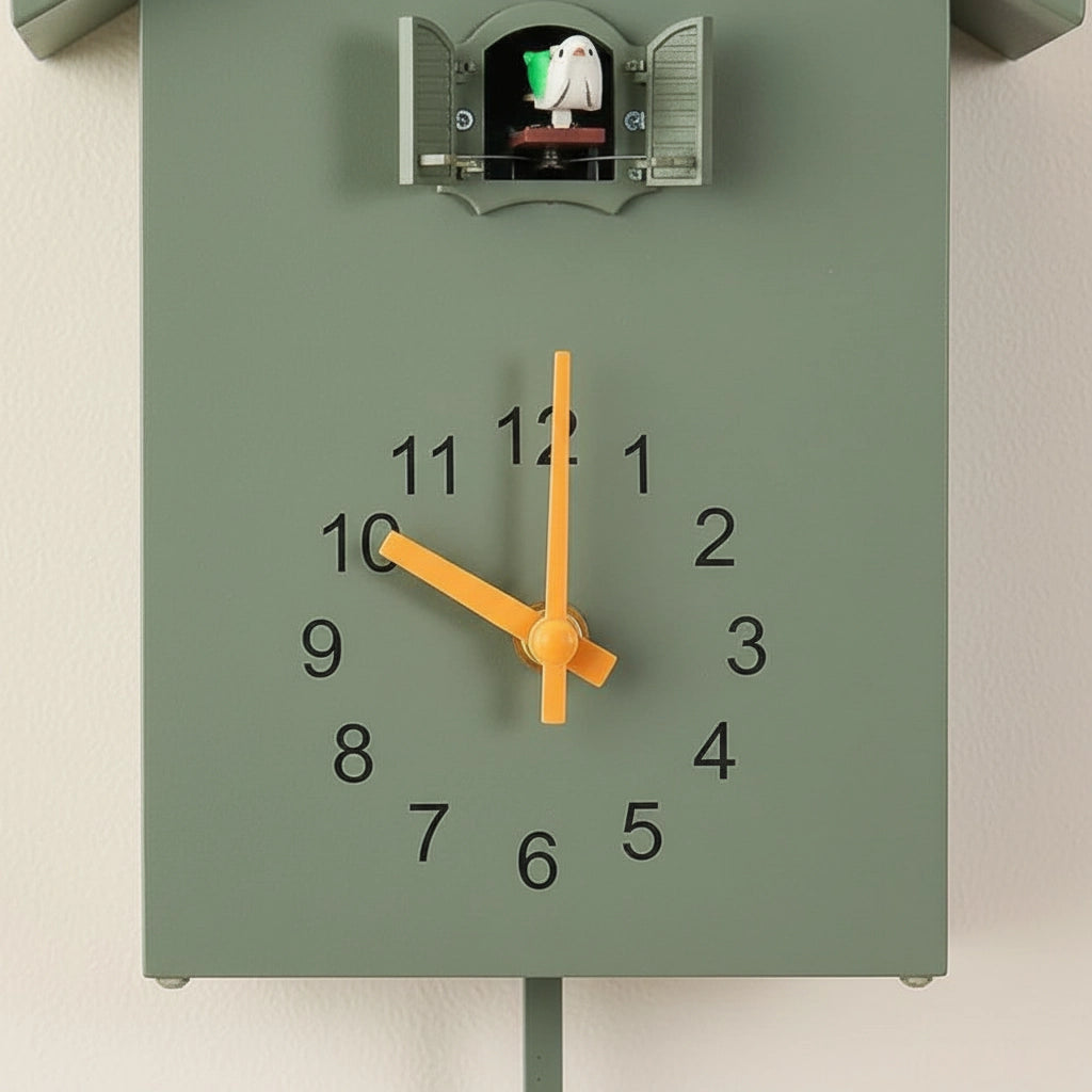 Horloge murale coucou moderne Image