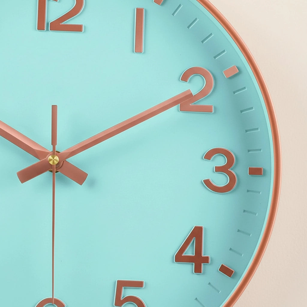 Horloge murale cuisine silencieuse