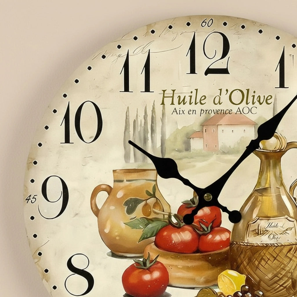 Horloge murale cuisine vintage